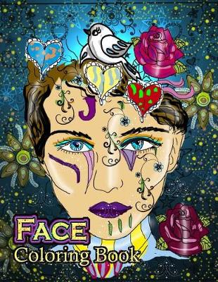 Book cover for Face Coloring Book