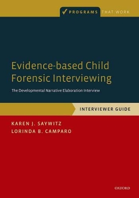 Cover of Evidence-based Child Forensic Interviewing