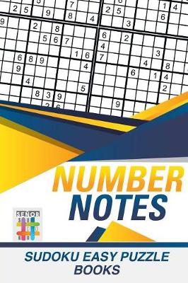 Book cover for Number Notes Sudoku Easy Puzzle Books