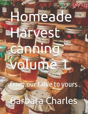 Book cover for Homeade Harvest canning volume 1