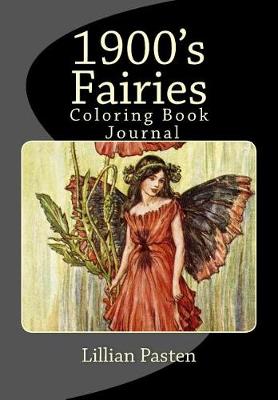 Book cover for 1900's Fairies Coloring Book Journal