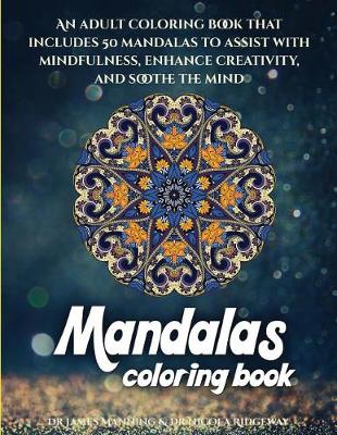 Book cover for Mandalas for Mindfulness Coloring Book