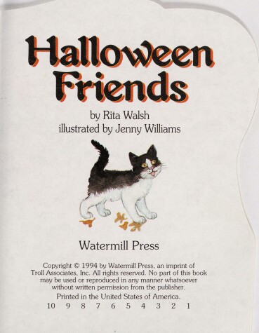 Book cover for Halloween Friends