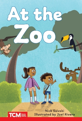 Book cover for At the Zoo