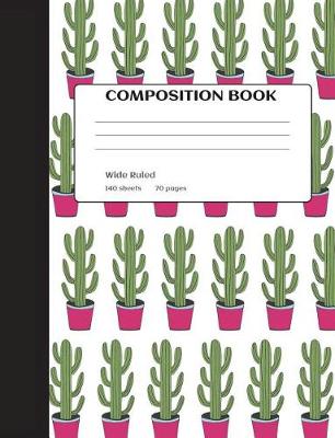 Book cover for Cactus Composition Notebook