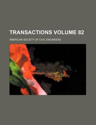 Book cover for Transactions Volume 82