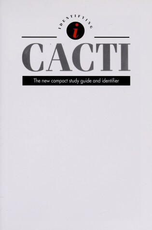 Cover of Identifying Cacti