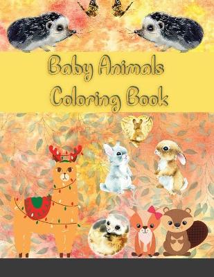 Book cover for Baby Animals Coloring Book