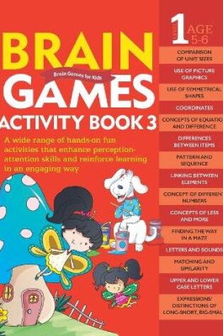 Cover of Brain Games Activity Book 3(Level-1)
