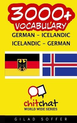 Book cover for 3000+ German - Icelandic Icelandic - German Vocabulary