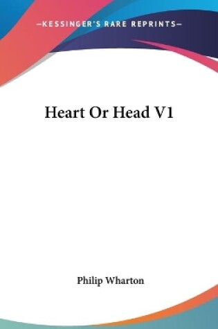 Cover of Heart Or Head V1