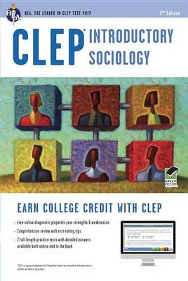 Book cover for CLEP Introductory Sociology Book + Online