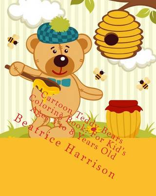 Book cover for Cartoon Teddy Bears Coloring Book