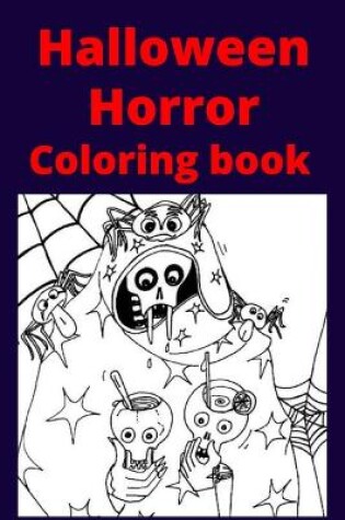 Cover of Halloween Horror Coloring book