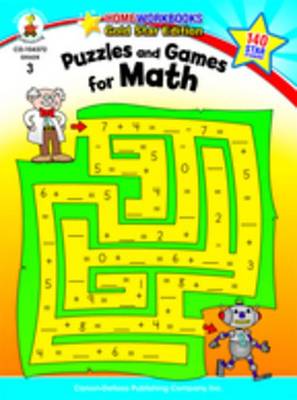 Book cover for Puzzles and Games for Math, Grade 3