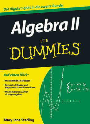 Book cover for Algebra II fur Dummies