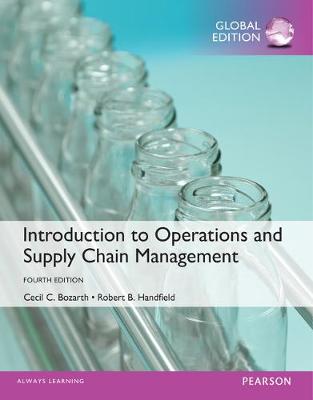 Book cover for Introduction to Operations and Supply Chain Management, Global Edition