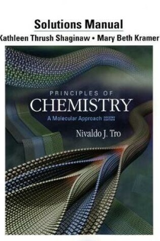 Cover of Solutions Manual for Principles of Chemistry