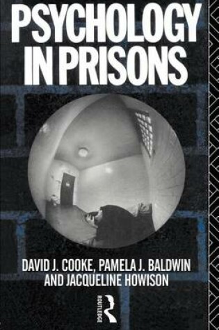 Cover of Psychology in Prisons