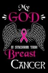 Book cover for My God is Stronger Than Breast Cancer