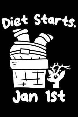 Book cover for Diet Starts. Jan 1st