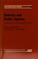 Book cover for Defence and Public Opinion