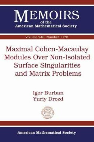 Cover of Maximal Cohen-Macaulay Modules Over Non-Isolated Surface Singularities and Matrix Problems