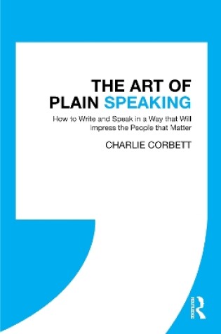 Cover of The Art of Plain Speaking