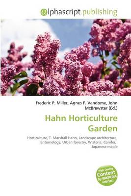 Book cover for Hahn Horticulture Garden