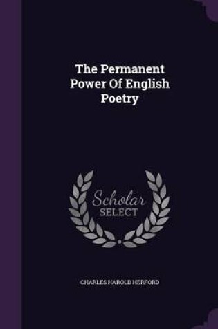 Cover of The Permanent Power of English Poetry