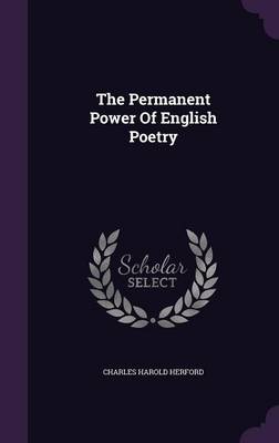 Book cover for The Permanent Power of English Poetry