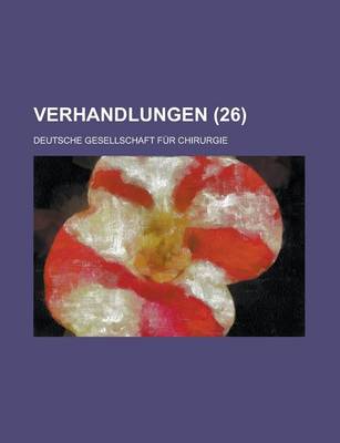 Book cover for Verhandlungen (26)