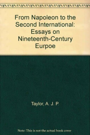 Cover of From Napoleon to the Second International