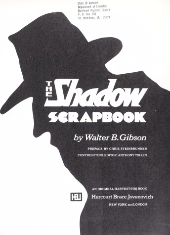 Book cover for The Shadow Scrapbook