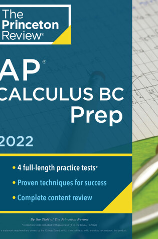 Cover of Princeton Review AP Calculus BC Prep, 2022