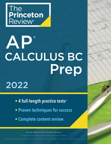 Book cover for Princeton Review AP Calculus BC Prep, 2022