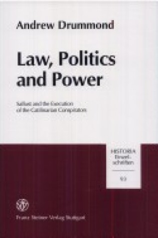 Cover of Law, Politics and Power