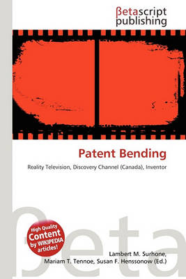 Book cover for Patent Bending