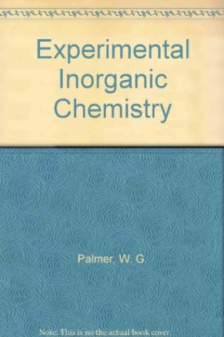 Cover of Experimental Inorganic Chemistry