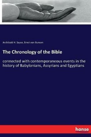 Cover of The Chronology of the Bible