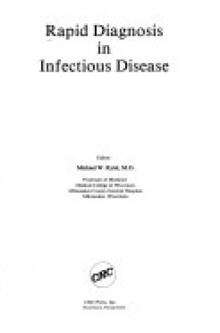 Cover of Rapid Diagnosis Infectious Disease