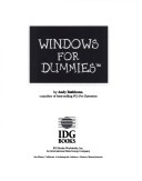 Book cover for Windows For Dummies