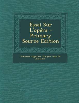 Book cover for Essai Sur L'Opera