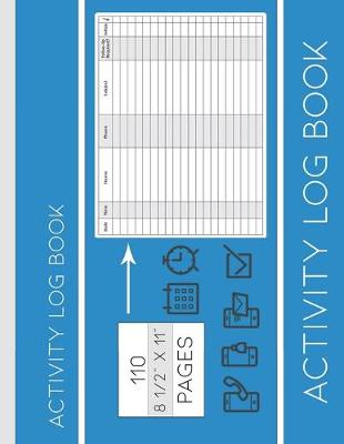 Book cover for Blue Activity Log