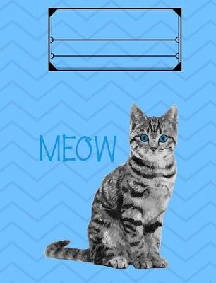 Book cover for Cat Meow Composition Book, College Ruled