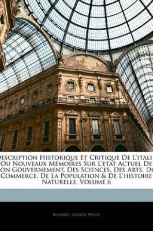 Cover of Description Historique Et Critique de L'Italie