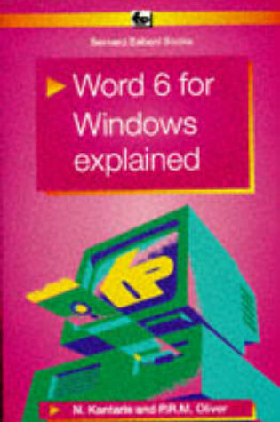 Cover of Word 6 for Windows Explained