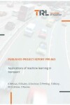 Book cover for Applications of machine learning in transport