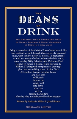 Book cover for The Deans of Drink