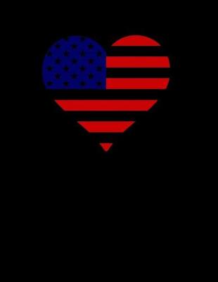 Book cover for USA Heart Flag